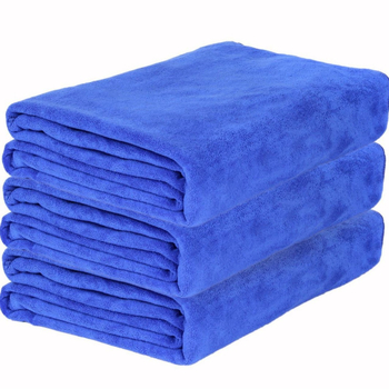 Автомобилна кърпа за миене от микрофибър, удеблена и без власинки, с персонализируемо лого; микрофибър; смесена прежда; 105 г