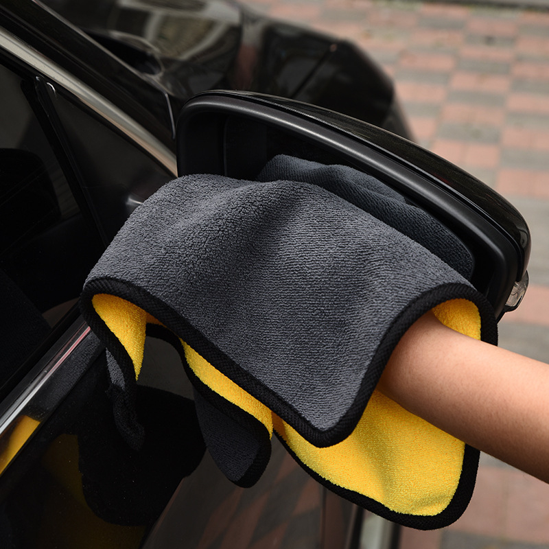 Prosop dublu față din fleece coral, densitate înaltă, multifuncțional, absorbție rapidă a apei, greutate 50 g, set de 8 bucăți