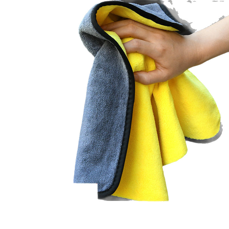 Prosop dublu față din fleece coral, densitate înaltă, multifuncțional, absorbție rapidă a apei, greutate 50 g, set de 8 bucăți