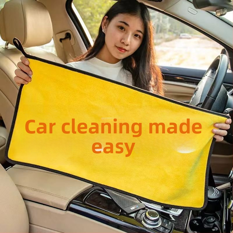 Viacúčelová utierka na umývanie auta, bez chlpov, absorbuje vodu, coral fleece, 350 g, zmiešané priadze, možnosť potlače loga