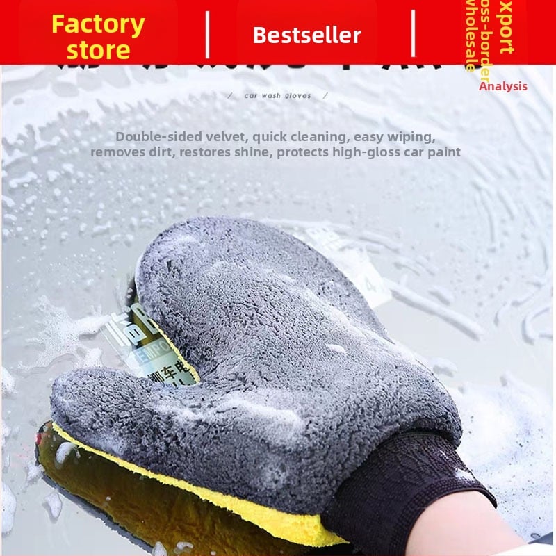 Autouzí rukavice s plyšovou medvědí tlapou, materiál coral fleece