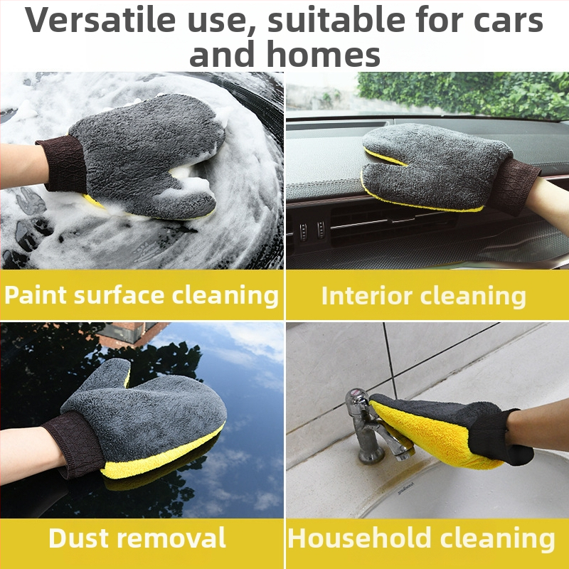 Autouzí rukavice s plyšovou medvědí tlapou, materiál coral fleece