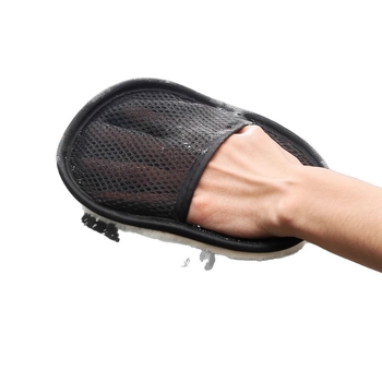 Γάντια πλυσίματος αυτοκινήτου με σχέδιο πατούσας αρκούδας από μαλλί, υλικό: μαλλί, μάρκα Zhuo kun