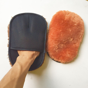 Γάντι πλυσίματος αυτοκινήτου με σχήμα αρκουδιάς, παχύ βελούδινο ύφασμα, δεν χαράζει τη μπογιά, 42 g, Tai Yongfu