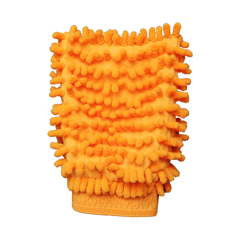 Rukavice na umývanie auta, hrubá dvojstranná chenille, na dôkladné čistenie (materiál: chenille; dvojstranná; hrubá)