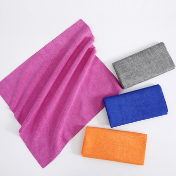 Prosop auto din microfibră — personalizabil, 400 g, fire amestecate, țesătură simplă