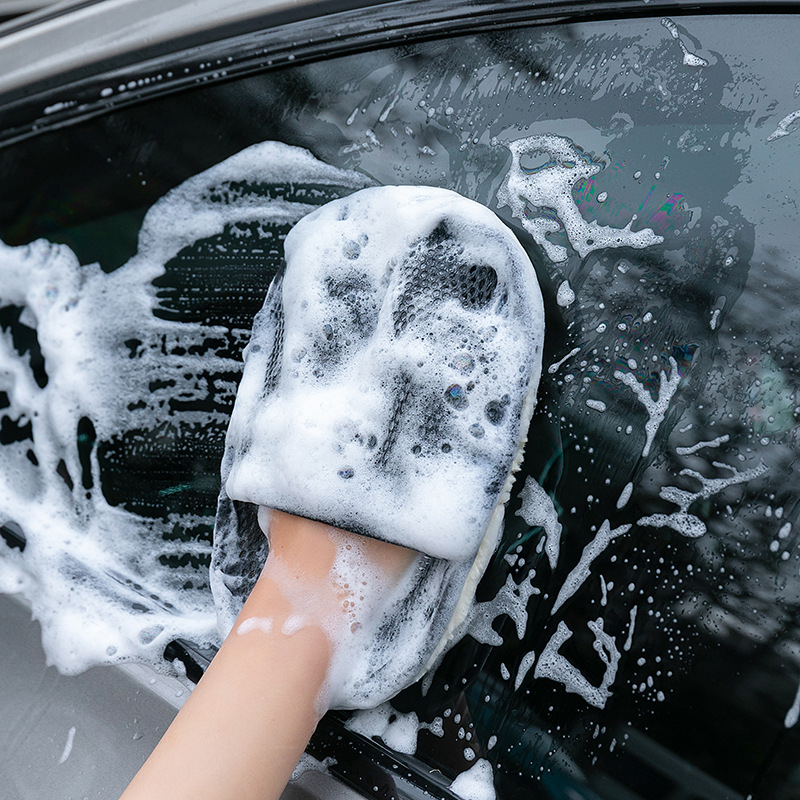 GULANG Γάντια Πλυσίματος Αυτοκινήτου - γάντια καθαρισμού από συνθετική μαλλί, ένα τεμάχιο