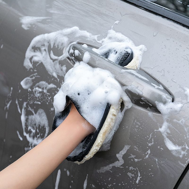 GULANG Γάντια Πλυσίματος Αυτοκινήτου - γάντια καθαρισμού από συνθετική μαλλί, ένα τεμάχιο