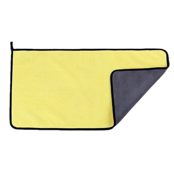 Prosop de curățare a mașinii, dublu fațetat, fleece coral de înaltă densitate, fără scame, absorbant, ≥200 g