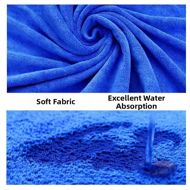 Mikrovláknová utierka na umývanie auta, silná, veľmi savá, mäkká, bez chlpov