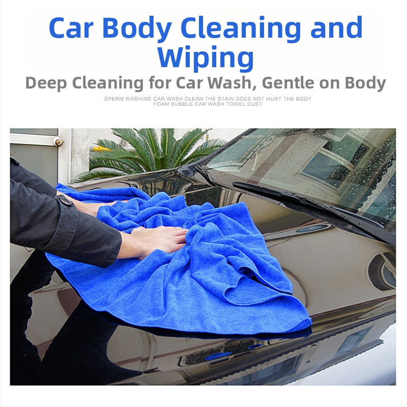 Mikrovláknová utierka na umývanie auta, silná, veľmi savá, mäkká, bez chlpov