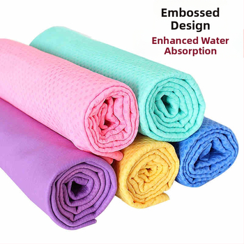 Sintetinis elnio odos rankšluostis plovimui automobiliu, super sugeriantis PVA medžiaga