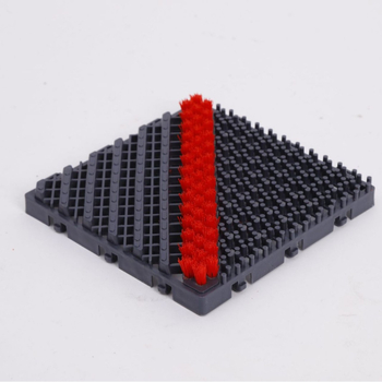 Trīs vienā putekļu necaurlaidīgs grīdas paklājs no plastmasas, moderns ģeometrijisks dizains, mazgājams, augsta temperatūras izturība, pielāgojams