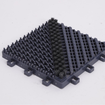 Trīs vienā putekļu necaurlaidīgs grīdas paklājs no plastmasas, moderns ģeometrijisks dizains, mazgājams, augsta temperatūras izturība, pielāgojams