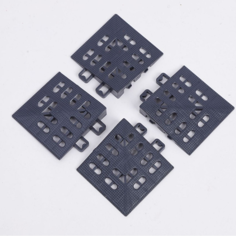 Trīs vienā putekļu necaurlaidīgs grīdas paklājs no plastmasas, moderns ģeometrijisks dizains, mazgājams, augsta temperatūras izturība, pielāgojams