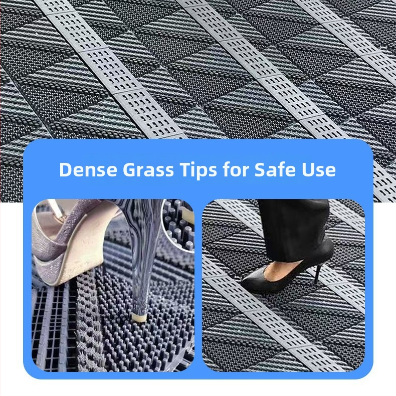 Vonkajší protišmykový podlahový mat, 3-v-1 prachový a dverový mat, EVA obdĺžnik, prateľný, prispôsobiteľný, moderný minimalistický štýl