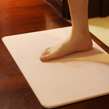 Diatomīta vannas paklājiņš, ātri žūst, ūdensnecaurlaidīgs, ar logotipa druku, piemērots vannas istabai vai viesnīcām