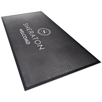 PVC 3D drukātas grīdas paklāji ar pielāgojamu logotipu, pret nogurumu un pretslīdēšanu, izstādes telpām