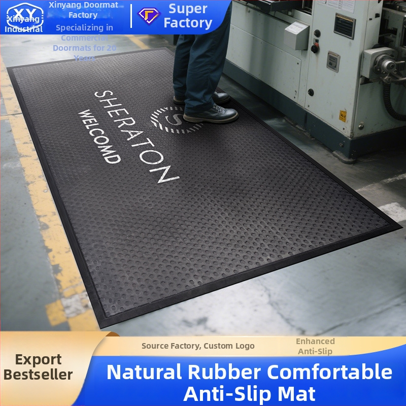 PVC 3D drukātas grīdas paklāji ar pielāgojamu logotipu, pret nogurumu un pretslīdēšanu, izstādes telpām