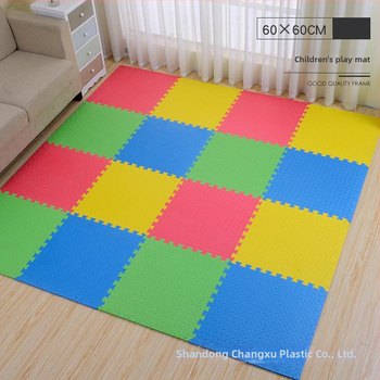 Changxu EVA savienojamais paklājs rāpošanai ar lapu rakstu un krustojošu rakstu, EVA+PE