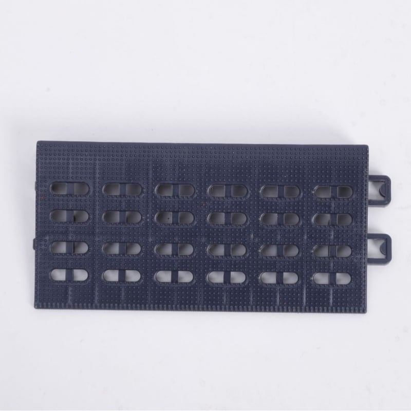 Trojzložkový prachotesný podlahový rohož pre komerčné priestory, štvorcový tvar, dúhový vzor, materiál PP+ EVA