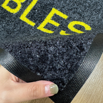 Ieejas paklājs no poliestera, mūsdienīgs minimālists stils, zīmols Jiusheng Carpet, pielāgota raksts pēc rasējumiem, produkta kods 888422314211.