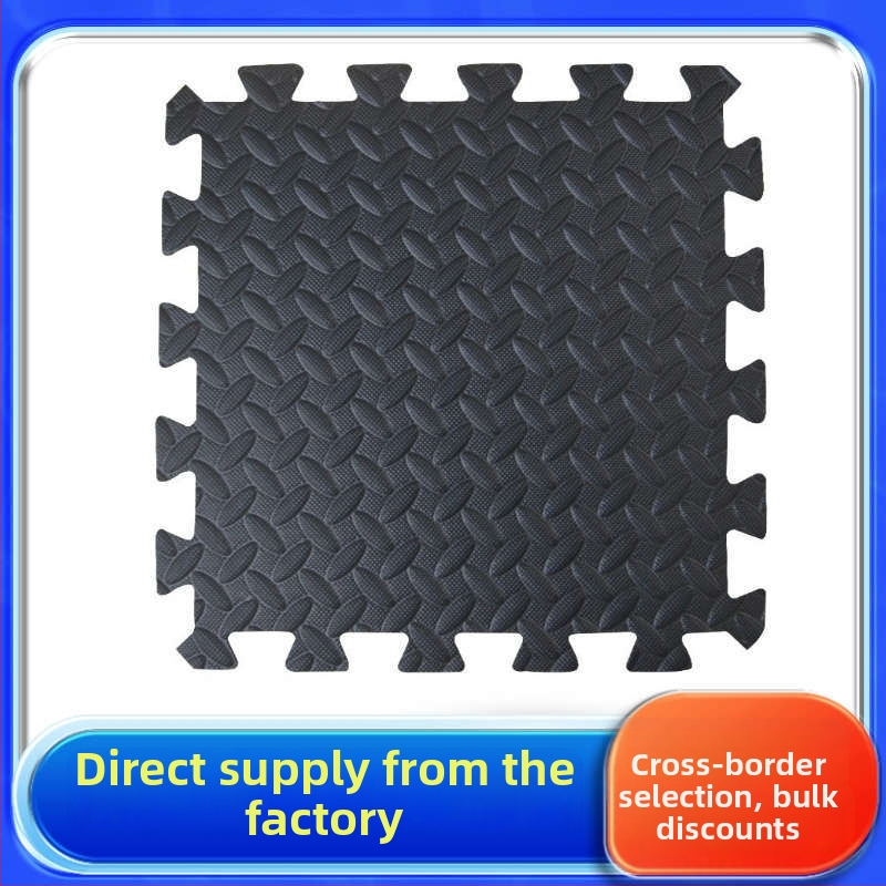 EVA putu savienojamā paklāja segums ar lapu rakstu, piemērots dzīvojamajai istabai un guļamistabai