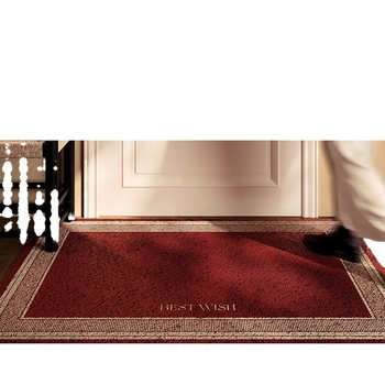 Covor de intrare din bucle de sârmă, pătrat, pentru bucătărie, baie, intrare și balcon, stil nou chinezesc