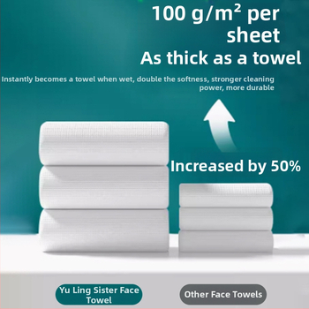 Ručnici za lice od viskoze, jednokratni, viseći tip s izvlačnim mehanizmom, debeli čisti maramice za kućnu upotrebu