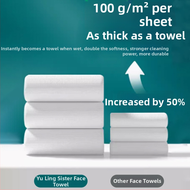 Ručnici za lice od viskoze, jednokratni, viseći tip s izvlačnim mehanizmom, debeli čisti maramice za kućnu upotrebu