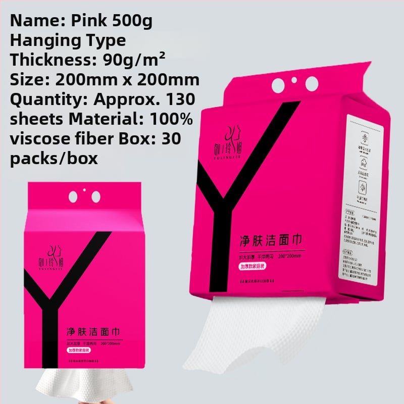 Ručnici za lice od viskoze, jednokratni, viseći tip s izvlačnim mehanizmom, debeli čisti maramice za kućnu upotrebu