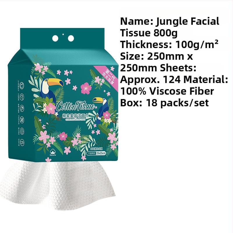 Ručnici za lice od viskoze, jednokratni, viseći tip s izvlačnim mehanizmom, debeli čisti maramice za kućnu upotrebu