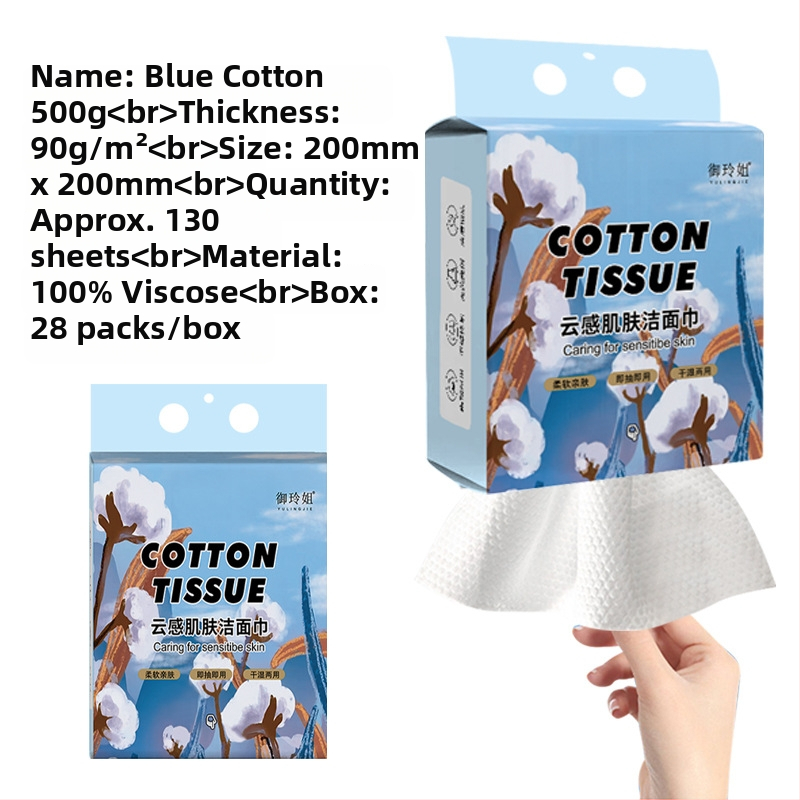 Ručnici za lice od viskoze, jednokratni, viseći tip s izvlačnim mehanizmom, debeli čisti maramice za kućnu upotrebu