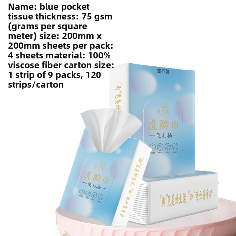 Ručnici za lice od viskoze, jednokratni, viseći tip s izvlačnim mehanizmom, debeli čisti maramice za kućnu upotrebu