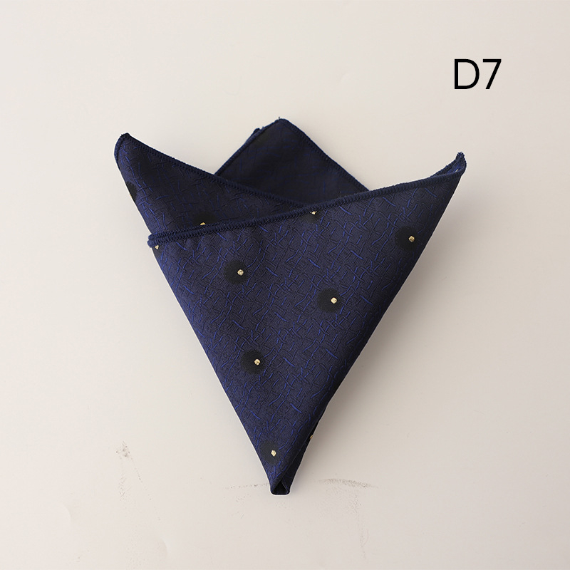 Batistă de buzunar cu model floral, țesătură jacquard, fibră poliester, căptușeală poliester