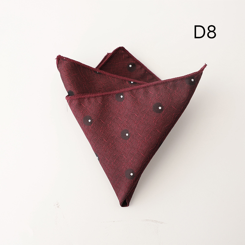 Batistă de buzunar cu model floral, țesătură jacquard, fibră poliester, căptușeală poliester