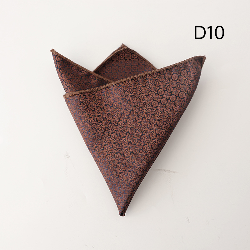 Batistă de buzunar cu model floral, țesătură jacquard, fibră poliester, căptușeală poliester