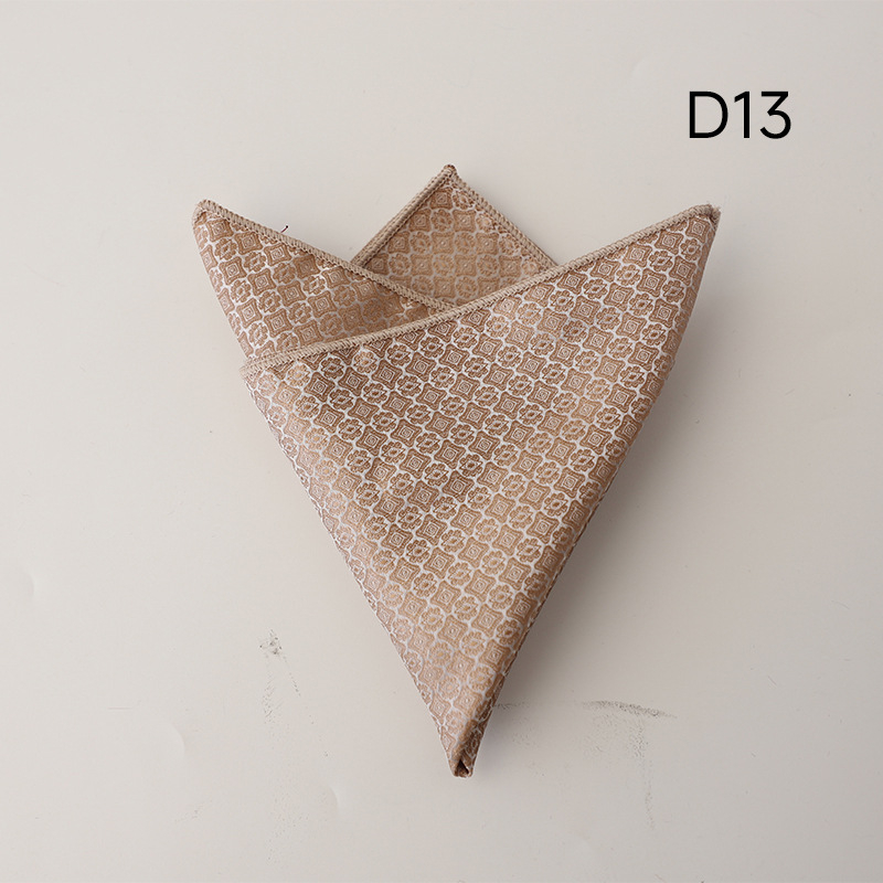 Batistă de buzunar cu model floral, țesătură jacquard, fibră poliester, căptușeală poliester