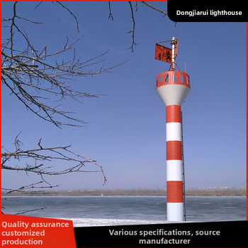 Stâlp de iluminat pentru navigația maritimă — aliaj de aluminiu, pilon de oțel anti-coliziune, brand Dong Jiarui