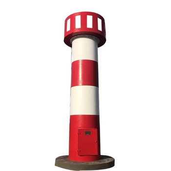 Stâlp de iluminat pentru navigația maritimă — aliaj de aluminiu, pilon de oțel anti-coliziune, brand Dong Jiarui