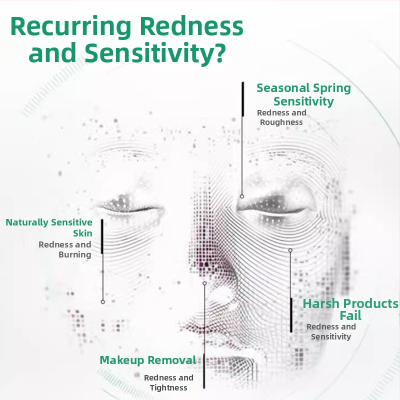 Run Baiyan Μάσκα Προσώπου με Υαλουρονικό Οξύ: Διατήρηση φραγμού και καταπράυνση, Κρέμα-Γέλη Μάσκα, 20 τεμάχια, Ενυδατική και καταπραϋντική