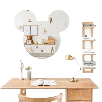 Oglindă de perete moale, autoadezivă, acrilică, stil desen animat, lucrată manual, Kaiyue Acrylic Cartoon