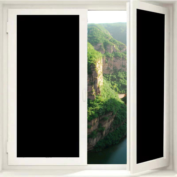 Sklenené fólie do kúpeľne, elektrostatické lepenie bez lepidla, PVC materiál, vzor listov, možnosť prispôsobenej úpravy