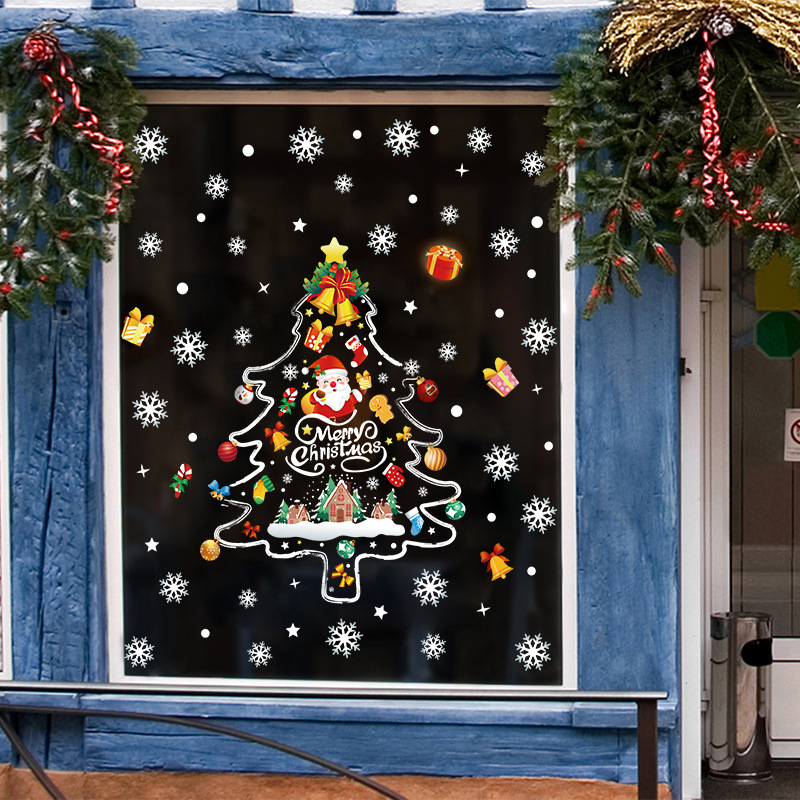 PVC vodotesný statický nálep na sklo pre okno; jeden kus; moderný minimalistický dizajn do obývačky, pracovne, reštaurácie, vstupu, balkóna a obchodných priestorov