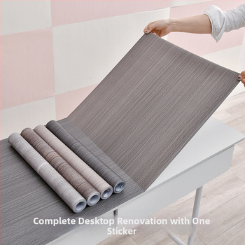 Autocolant pentru suprafața biroului — rezistent la apă și la ulei, acoperire decorativă pentru mobilier vechi și dulapuri, potrivit pentru renovare