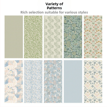 Stickere de renovare pentru dulap de sticlă, model floral plante, material PVC, autoadezive, impermeabile, sufragerie