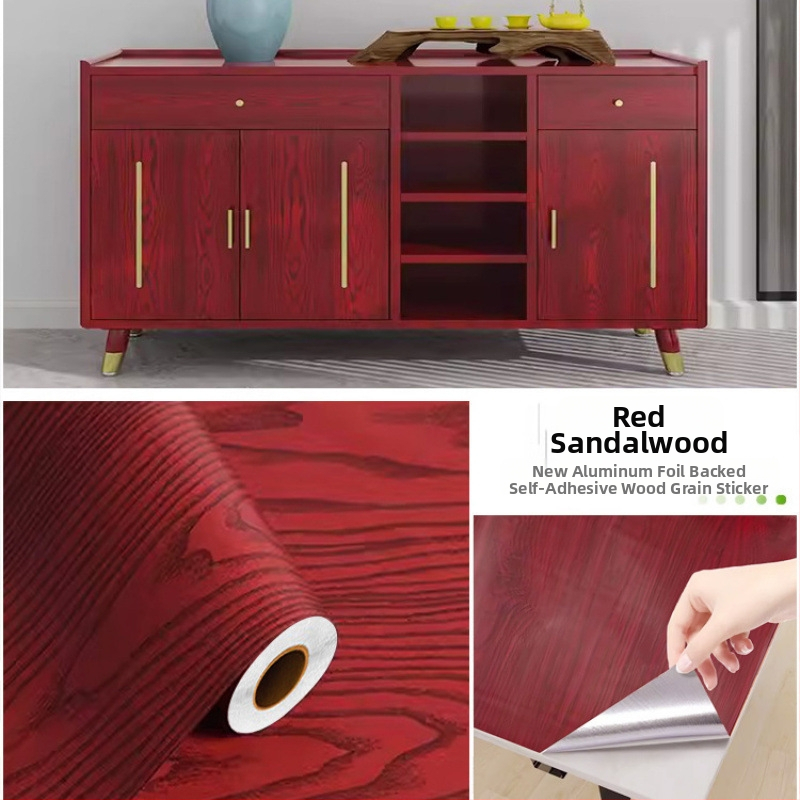 Kleepuv vineeri kleebis mööbli renoveerimiseks — simulatsiooniline puidupind, kaasaegne minimalistlik stiil, sobib ustele, karkassidele, kappidele ja lauale