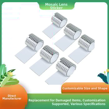 Mozaikas stikla sienas uzlīme spogulis – pašlīmējošs, moderns stils, dekorēšanai televizora fona un dzīvojamās istabas