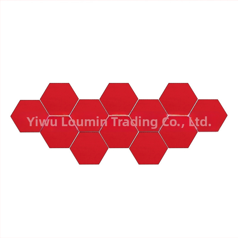 Pašlīmējošās akrila spoguļu sienu uzlīmes – DIY komplekts dzīvojamai istabai, guļamistabai un ieejai – kombinācijas veids, 3D sienu dekors