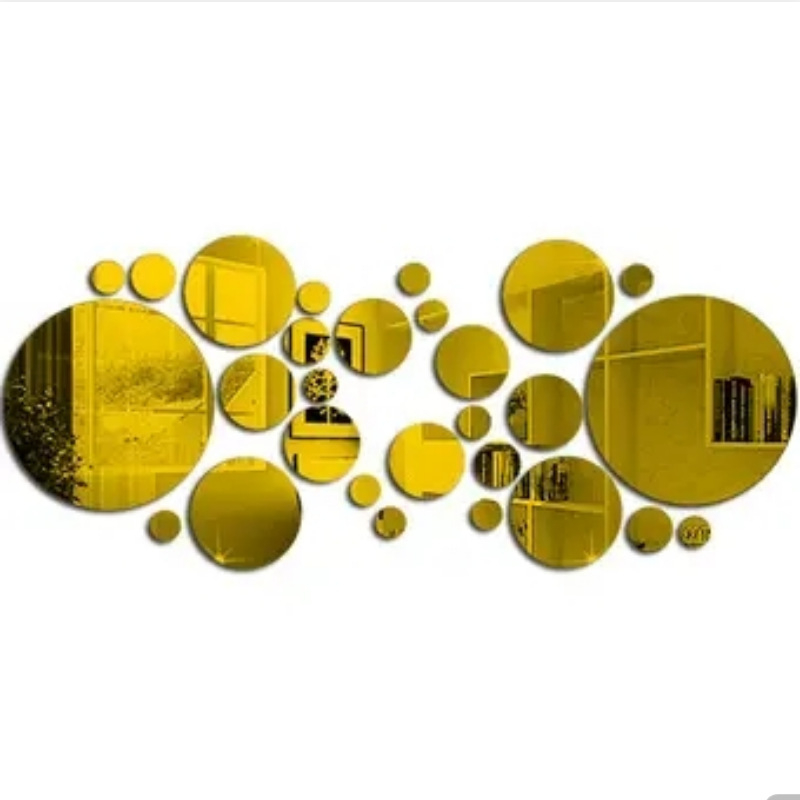 Trīsdimensiju akrila sienas uzlīme, apaļas formas, pašlīmējoša, dekoratīva
